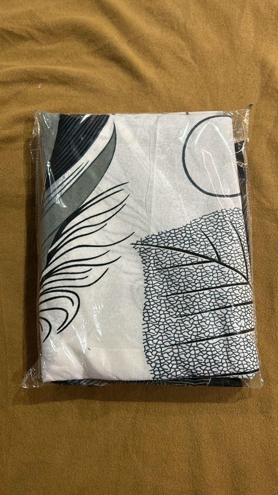 1 Double Bedsheet with 2 Pillow Covers