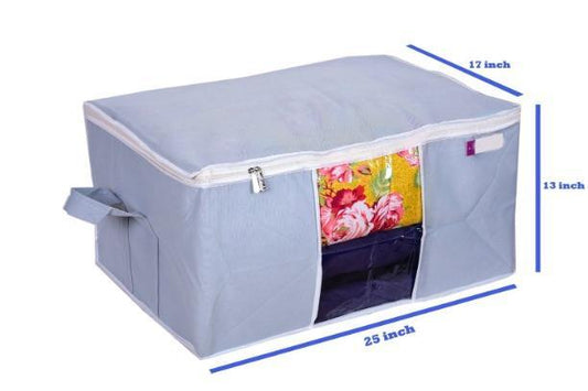 Storage Organizer- Solid Non Woven Storage Organizer (Set of 3)