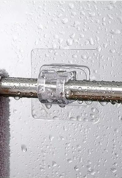 Rods Clips Hook Self Adhesive Pack of 10