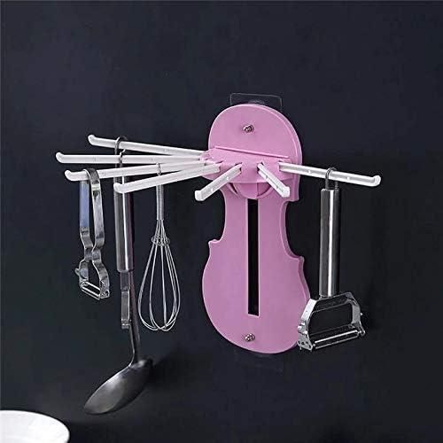 7-in-1 Multifunction Retractable Wall-Mounted Pull-Out Hanger Rack