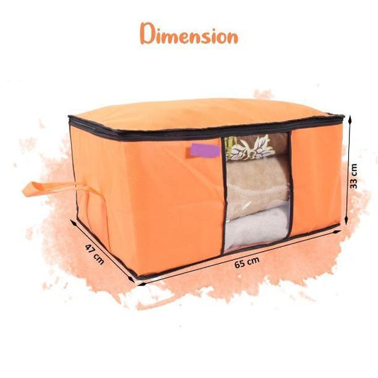 Storage Organizer- Solid Non Woven Storage Organizer (Set of 3)