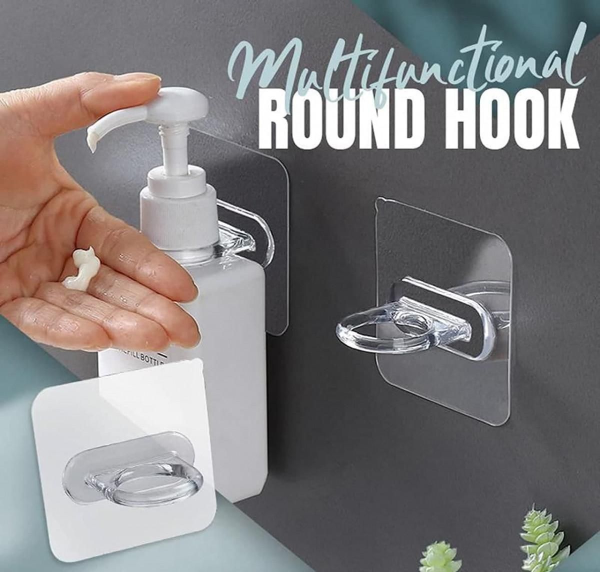 Multipurpose Self Adhesive Hook Holder (Pack of 10pc)