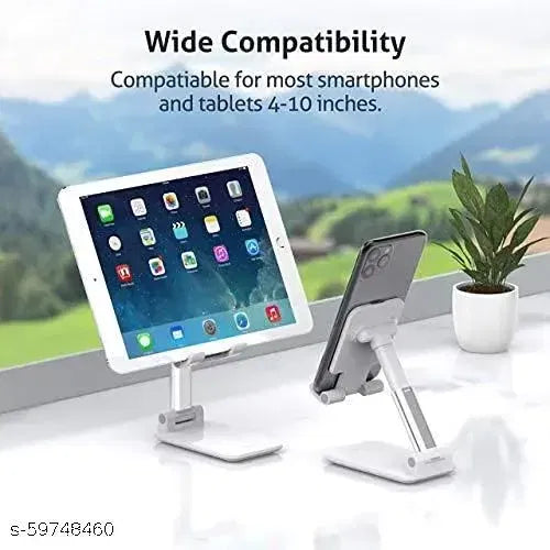 Mobile Phone Stand, Angle Height Adjustable Mobile Phone Holder, Table Stand
